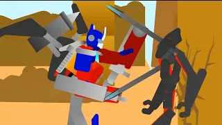 stick nodes transformers 2 optimus prime vs the fallen