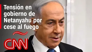 Acuerdo de cese al fuego en Gaza desafía a la coalición de Netanyahu