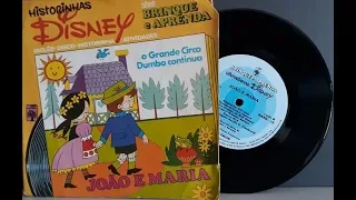 João e Maria - Historinhas Disney - (Compacto Completo - 1980) - Baú Musical