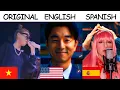 Download Lagu 2 Phut Hon Vietnam vs English vs Spanish