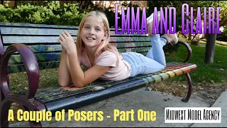 Emma and Claire Models - A Couple of Posers