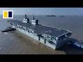 Lagu China’s first 076 ‘drone carrier’ amphibious assault ship begins sea trials