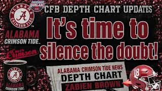 2026 CFB Depth Chart Updates Alabama Crimson Tide