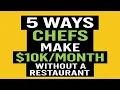 5 Ways Chefs Make Without a Restaurant In 2025