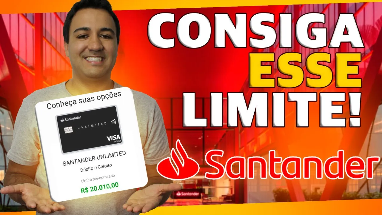 TRUQUE SECRETO PARA AUMENTAR SEU LIMITE NO SANTANDER.