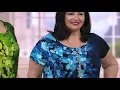 Bob Mackie Ombre Floral Knit Maxi Dress on QVC