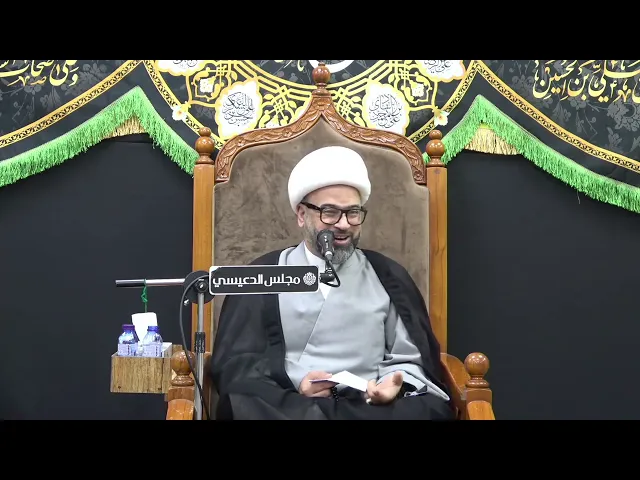 ⁣حديث الإمام الحسين (ع) ليلة العاشر حول دولة الإمام المهدي (عج) - الشيخ ياسين الجمري - مجلس الدعيسي