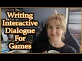 Dev Talk Tea Writing Game Interactive Dialogue