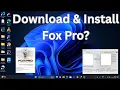 How to Download Install Fox Pro Programming in Windows 11