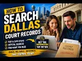 How to search Dallas court records