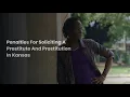 Soliciting a prostitute and prostitution in Kansas