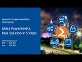 ScriptRunner Making PowerShell a Real Solution in 5 Steps with Heiko Brenn