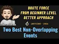Two Best Non-Overlapping Events Brute Force Better Leetcode 2054 codestorywithMIK