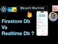 Firestore database Vs Realtime database