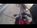 Motorcycle Accident Hysterical Man at the Freeway FZ-07