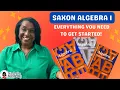 Saxon Algebra 1 Everything You Need To Get Started