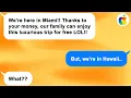 [Apple] Son's best friend mom thought that we'll pay for her trip in Miami but we're going to Hawaii