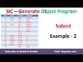 7 Solved Example Convert Assembly Language program to Object Program in SIC by Dr Mahesh Huddar