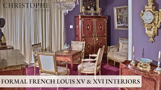 Formal French Louis XV & XVI Interiors⎮Christophe Design