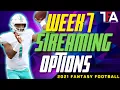 Week 7 Streaming Options QB TE Defense 2021 Fantasy Football