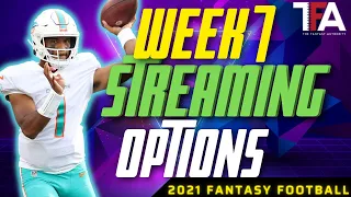 Week 7 Streaming Options QB TE Defense 2021 Fantasy Football