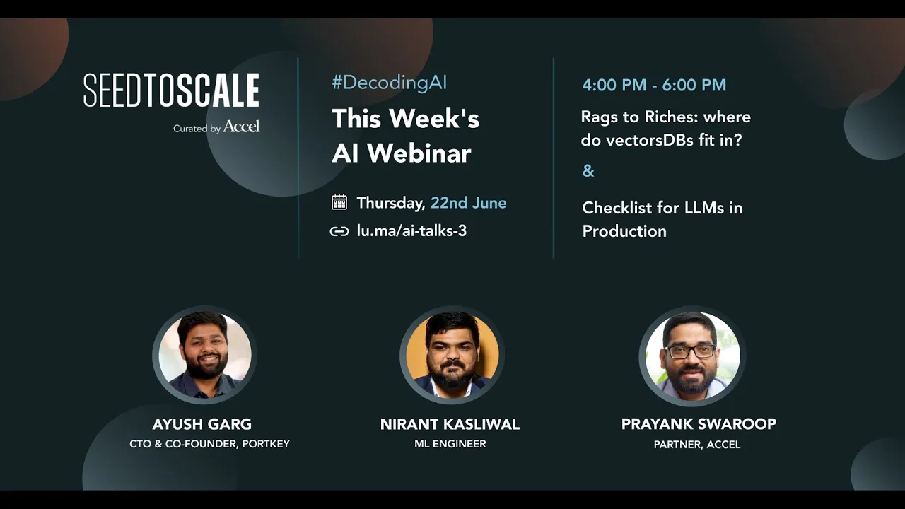 From RAGs to Riches! Where do VectorDBs fit in? | Decoding AI
