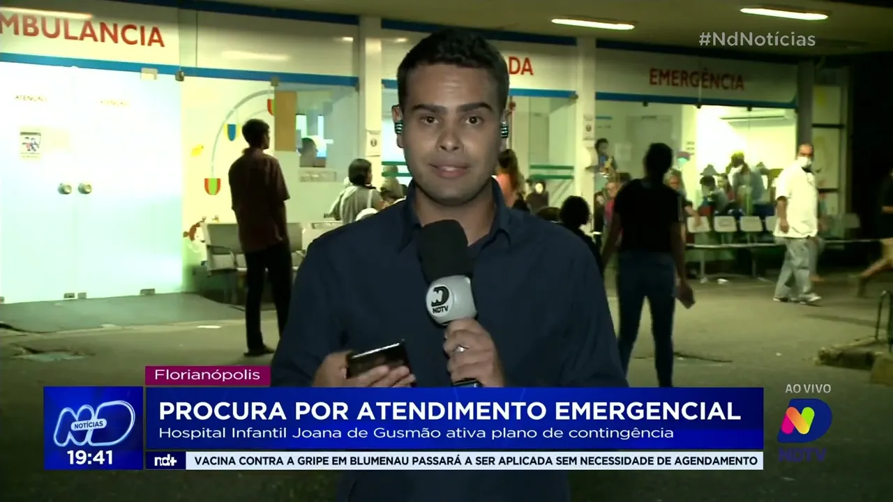 Hospital Infantil Joana de Gusmão, de Florianópolis, ativa plano de contingência
