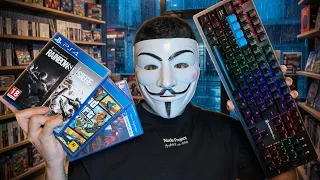 ASMR - Tienda de Videojuegos con Lluvia de Fondo 🌧️🎮