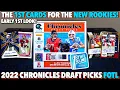 THE 1ST 2022 ROOKIE CARDS 2022 Panini Chronicles Draft Picks Collegiate Football FOTL Hobby Box