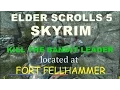 ELDER SCROLLS 5 SKYRIM KILL THE BANDIT LEADER LOCATED AT FORT FELLHAMMER