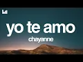 Download Lagu Chayanne - Yo Te Amo (Letra/Lyrics)