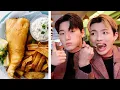 Download Lagu K-Pop Idols try Fish and Chips for the first time!! ft. ATEEZ