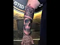 Crown And Skull Half Sleeve Tattoo By Inked In Asia Tattoo Studio Patong Phuket Thailand