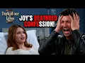 Days of our lives Spoilers JOY leukemia Diagnosis is dying makes a bombshell confession for Alex