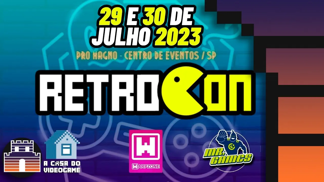 RETROCON | 29 E 30 DE JULHO | PRO MAGNO CENTRO DE EVENTOS - SP [BATE-PAPO COM CLEBER MARQUES]