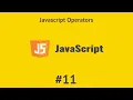 JavaScript Operators in Arabic 2021 JS