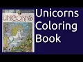 Coloring Book Flip Through Unicorns Coloring Book