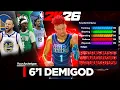 ALL AROUND 6 1 DEMIGOD IS GAME-BREAKING IN NBA2K26 - THIS 6 1 BUILD IS THE BEST GUARD BUILD ON 2K26