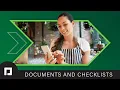 Streamline Multistep Processes With Documents and Checklists