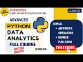 Python Class 4 Arithmetic operators and NUMBER FUNCTIONS