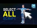 Free Maya Script Select ALL Animation Controls