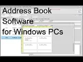 Address Book Software for Windows PCs
