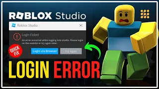 How to fix ROBLOX STUDIO LOGIN FAILED Error An Error Occurred While Logging into Studio Try Again