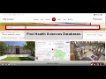Find Health Sciences Databases