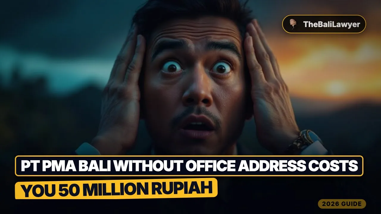 Can You Register a PT PMA in Bali Without an Office Address? (2026 Hack)