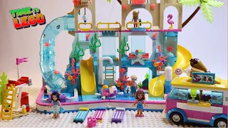 RELAXING  Speed Build Lego Friends set 41430 Summer Fun Water Park