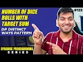 Lecture 122 Number of Dice Rolls with Target Sum DP Series