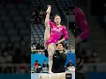 Japanese Gymnast’s High Split Mastery
