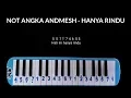 Download Lagu Not Pianika Andmesh - Hanya Rindu