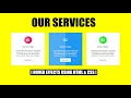 Responsive Our Services Box Hover Effects Html CSS Design
